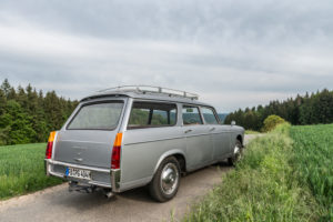 Breuberg, Hessen, Germany. Peugeot 404 station wagon, year of construction 1964, PS 80, displacement 1998, body designed by Pininfarina Breuberg, Hessen, Germany. Peugeot 404 station wagon, year of construction 1964, PS 80, displacement 1998, body designed by Pininfarina