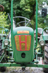 Breuberg, Hessen, Germany. Holder tractor type B 12, year of construction 1955, 12 HP, displacement 604 ccm. Breuberg, Hessen, Germany. Holder tractor type B 12, year of construction 1955, 12 HP, displacement 604 ccm.