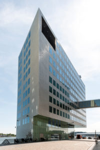 Modern architecture, Westerdok, Amsterdam, Netherlands Modern architecture, Westerdok, Amsterdam, Netherlands
