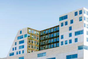 Modern architecture, Westerdok, Amsterdam, Netherlands Modern architecture, Westerdok, Amsterdam, Netherlands