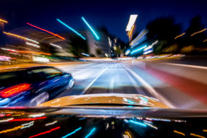 Dynamic light trails, Hamburg, Germany Dynamic light trails, Hamburg, Germany