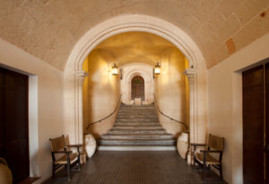 Stairwell, City Hall, Plaza des Born, Ciutadella, Menorca Stairwell, City Hall, Plaza des Born, Ciutadella, Menorca