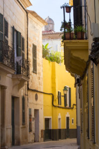 Old town alley, Ciutadella, Menorca Old town alley, Ciutadella, Menorca