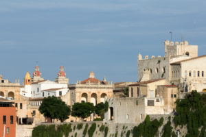 Old port with cathedral, Ciutadella, Menorca Old port with cathedral, Ciutadella, Menorca