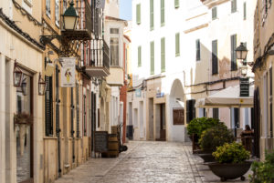 Old town alley, Ciutadella, Menorca Old town alley, Ciutadella, Menorca