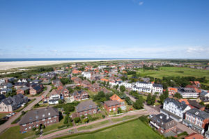 View from new lighthouse to the east, Borkum, East Frisian Islands View from new lighthouse to the east, Borkum, East Frisian Islands