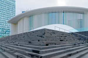 Philharmonic concert hall, European district, Kirchberg plateau, Luxembourg City, Luxembourg Philharmonic concert hall, European district, Kirchberg plateau, Luxembourg City, Luxembourg