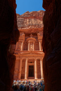 Jordan, Al-Khazneh, the treasure house in the rock city Petra Jordan, Al-Khazneh, the treasure house in the rock city Petra