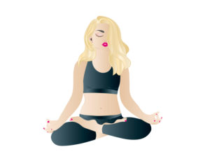 Yoga, sport, concentration, vector, illustration Yoga, sport, concentration, vector, illustration