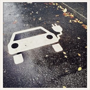 marking, parking lot for electric cars on the street marking, parking lot for electric cars on the street
