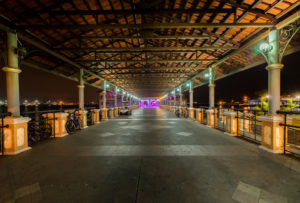 Pier Jeti Jalan Gereia, Georgetown, Penang, Malaysia, Church Street pier, evening, night, illumination, architecture, british, english Pier Jeti Jalan Gereia, Georgetown, Penang, Malaysia, Church Street pier, evening, night, illumination, architecture, british, english