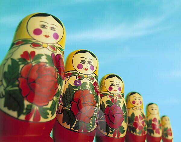 Matroschka,Babuschka,Matrjoschka,russische Puppe,Holzfiguren 