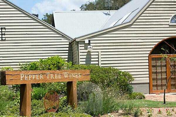 Bildagentur mauritius images Pepper Tree Wines cellar door in