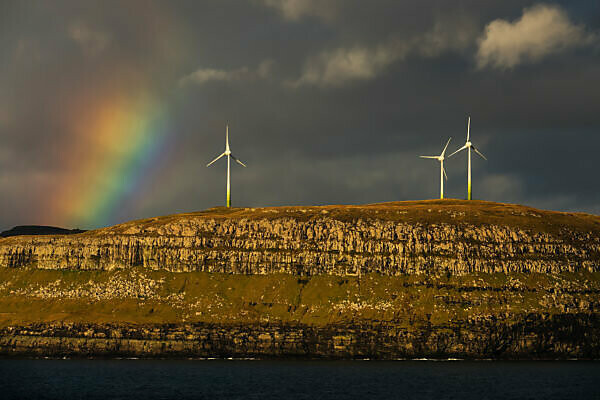 large wind-powered devices, Faroe Islands