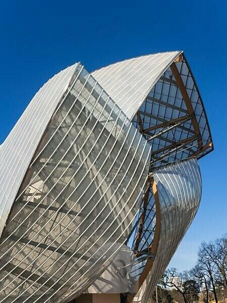 France, Paris, Bois de Boulogne, the Louis Vuitton Foundation by