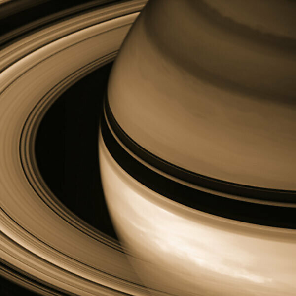 Bildagentur Mauritius Images Saturn S Rings And Ring Shadows As Seen By Cassini