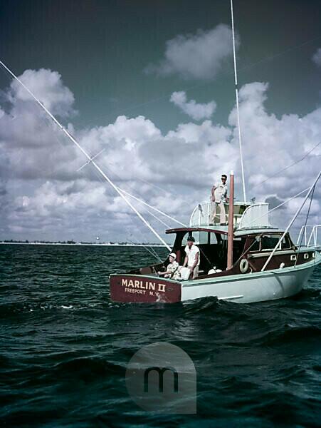 1920s 1930s Commercial Fishing Boats Wood Print