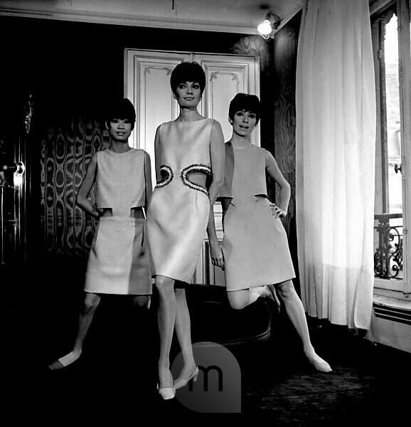 Pierre Cardin mens fashion designer. 24th February 1966