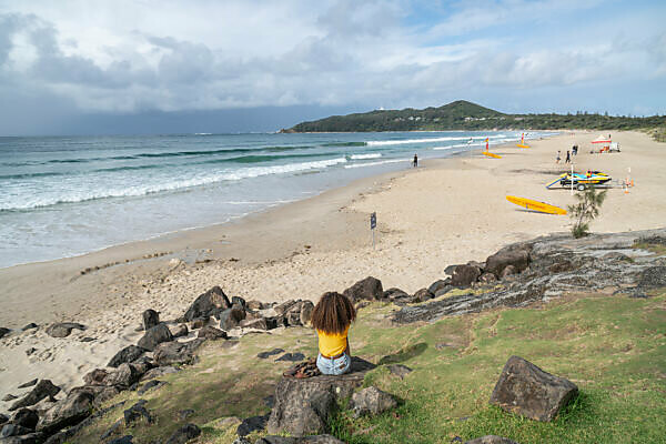 Bildagentur Mauritius Images Australia Byron Bay Beach