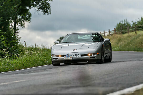 Bildagentur Mauritius Images Bad Konig Hesse Germany Chevrolet Corvette C4 Built In 02 5 7 Liter Displacement 303 Kw At The Classic Festival