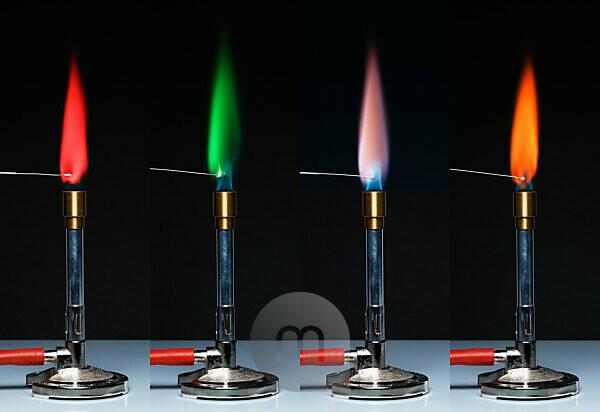 potassium nitrate flame test