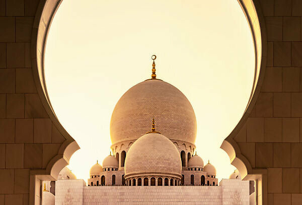United Arab Emirates, Abu Dhabi, Grand Sheikh Zayed Mosque, Middle East,
