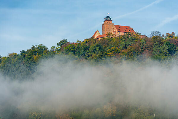 Breuberg, Hesse, Germany, Burg Breuberg in autumn