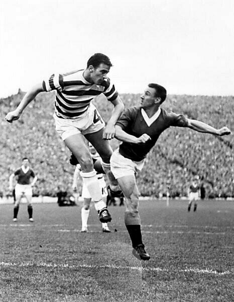Bildagentur Mauritius Images 6th May 1963 Glasgow Celtic 1 Versus Rangers 1 In The Scottish Fa Cup Final At Hampden Park The Replay Is On 15th May