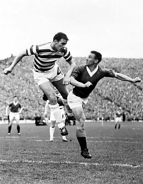 Bildagentur Mauritius Images 6th May 1963 Glasgow Celtic 1 Versus Rangers 1 In The Scottish Fa Cup Final At Hampden Park The Replay Is On 15th May