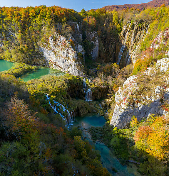 Autumn in Plitvice National Park in Croatia